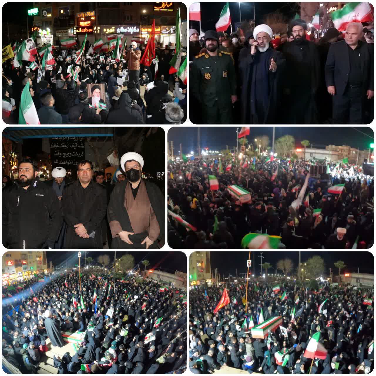  اجتماع بیعت با سومین رهبر انقلاب اسلامی ایران در شهر پرند  
