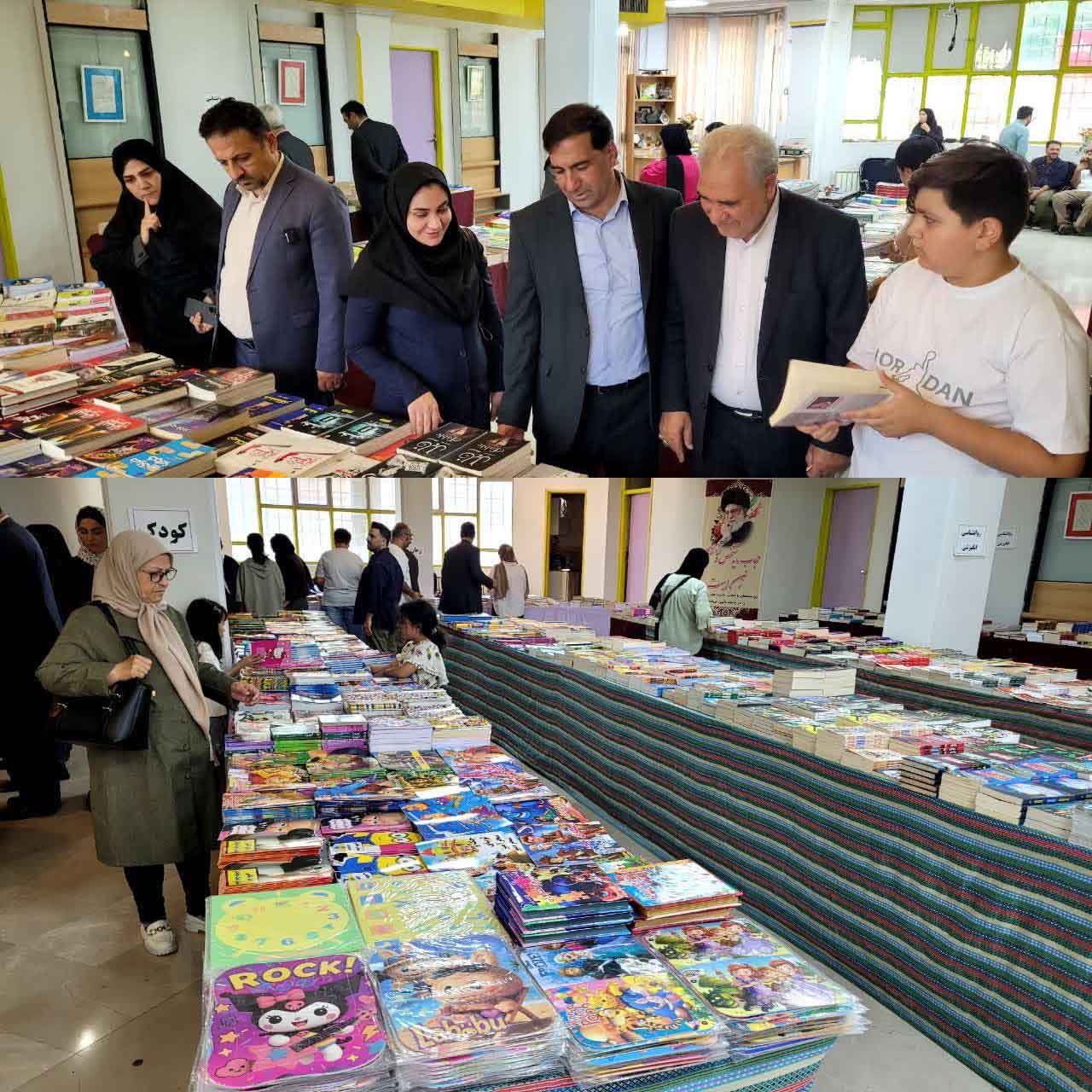 بازدید مسئولان شهر پرند از رویداد فرهنگی نمایشگاه کتاب