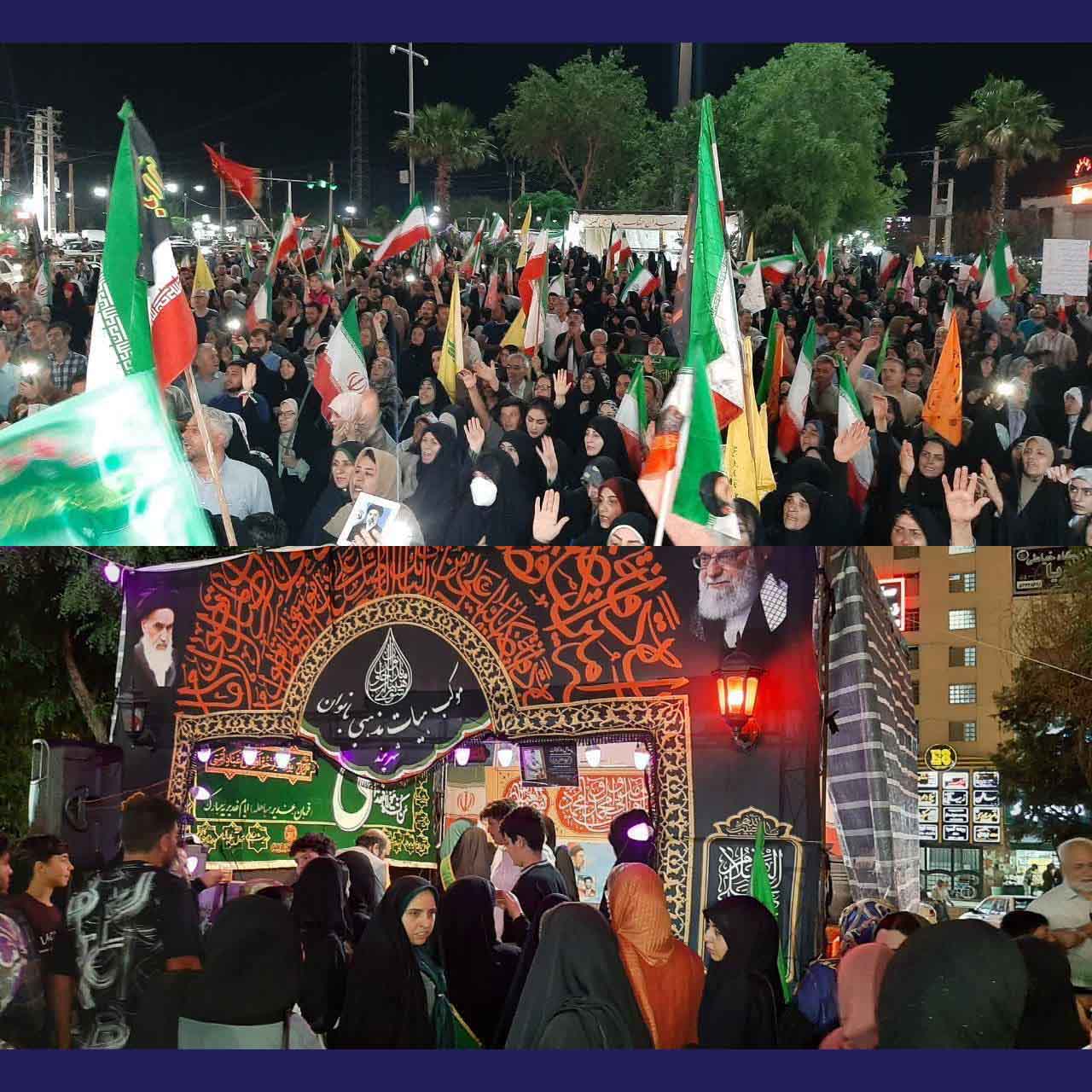 استقبال پرشور مردم پرند از مهمانی کیلومتری و جشن خیابانی عید سعید غدیر  