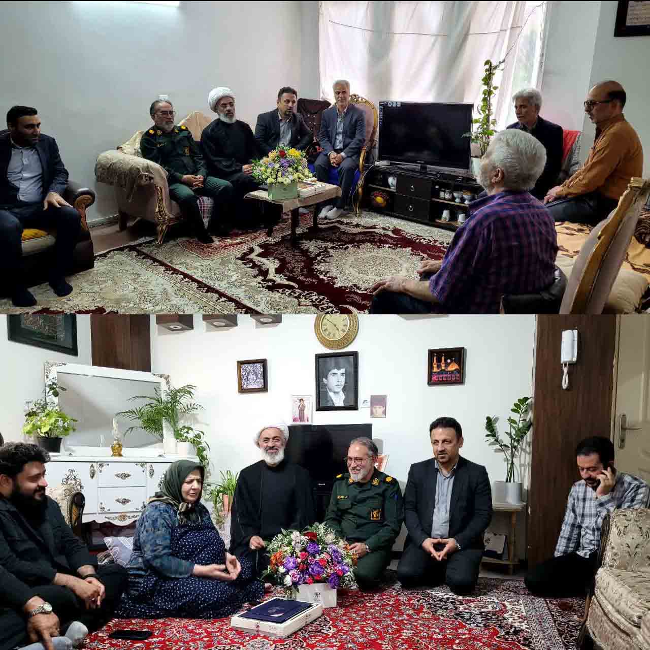 تجلیل مسئولان شهر پرند از خانواده معظم شهدای هشت سال دفاع مقدس  