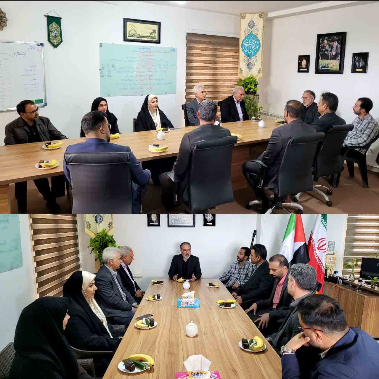دیدار مدیران شهری پرند با فرمانده جدید سپاه حیدرکرار(ع) 