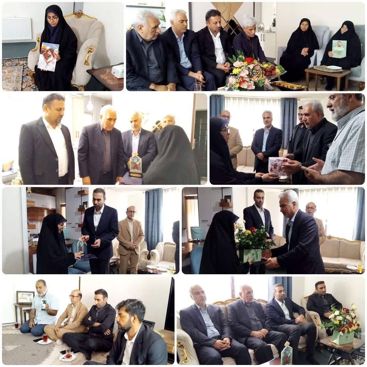 تجلیل مدیران شهری پرند از خانواده&zwnj;های معظم شهدا  