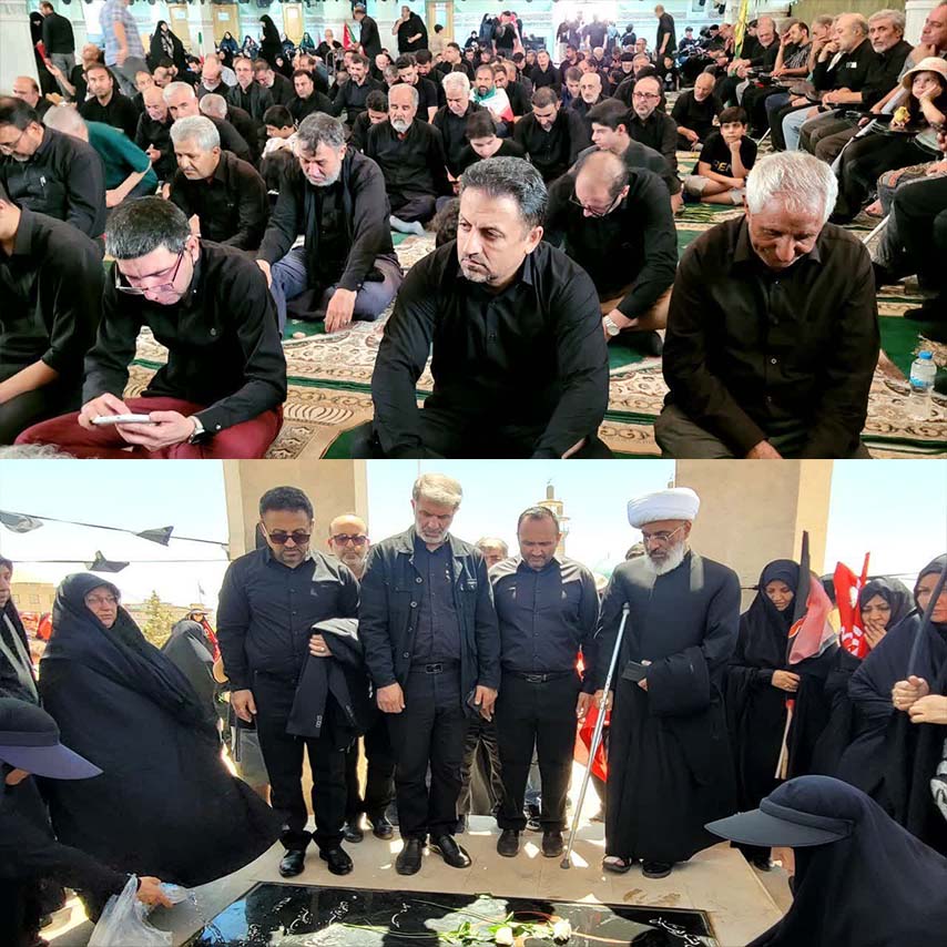 راهپیمایی باشکوه جاماندگان اربعین حسینی در پرند